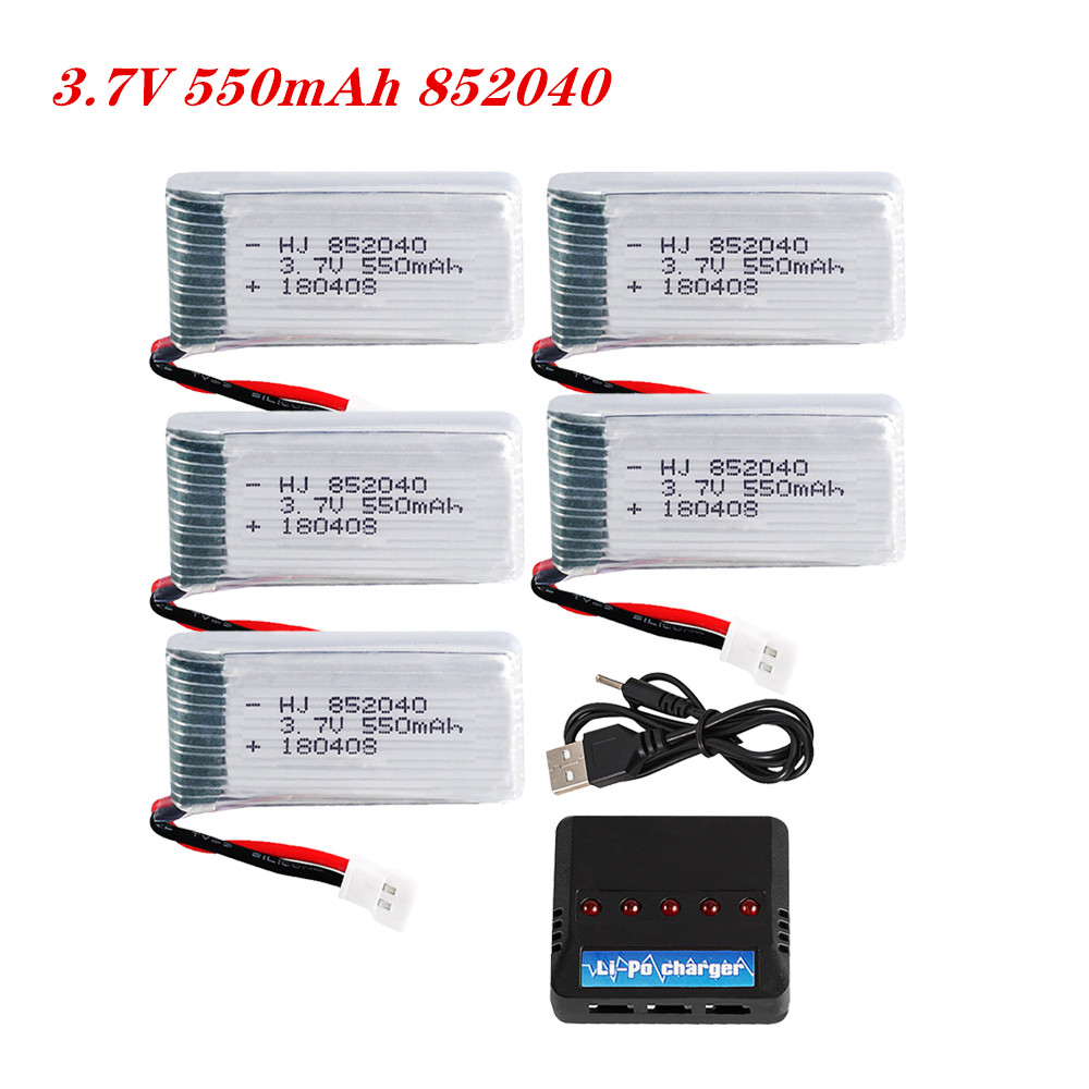 Drone Battery Lipo - Bateria Lipo 3.7V 550mAh 25C 852040