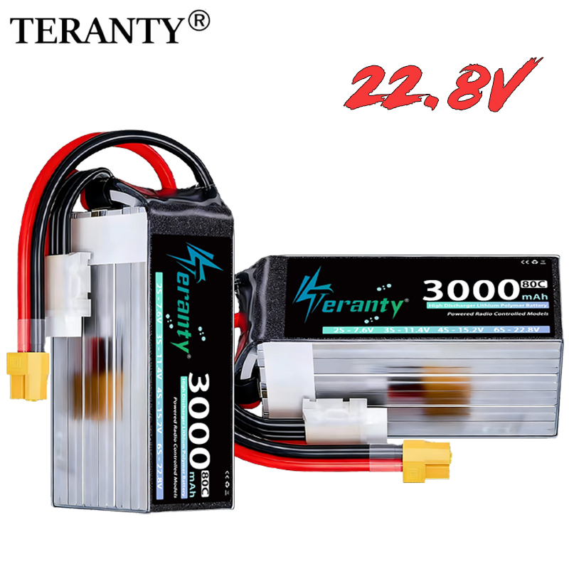Drone Battery 6S - Bateria Lipo TERANTY 6S 22.8V 3000mAh