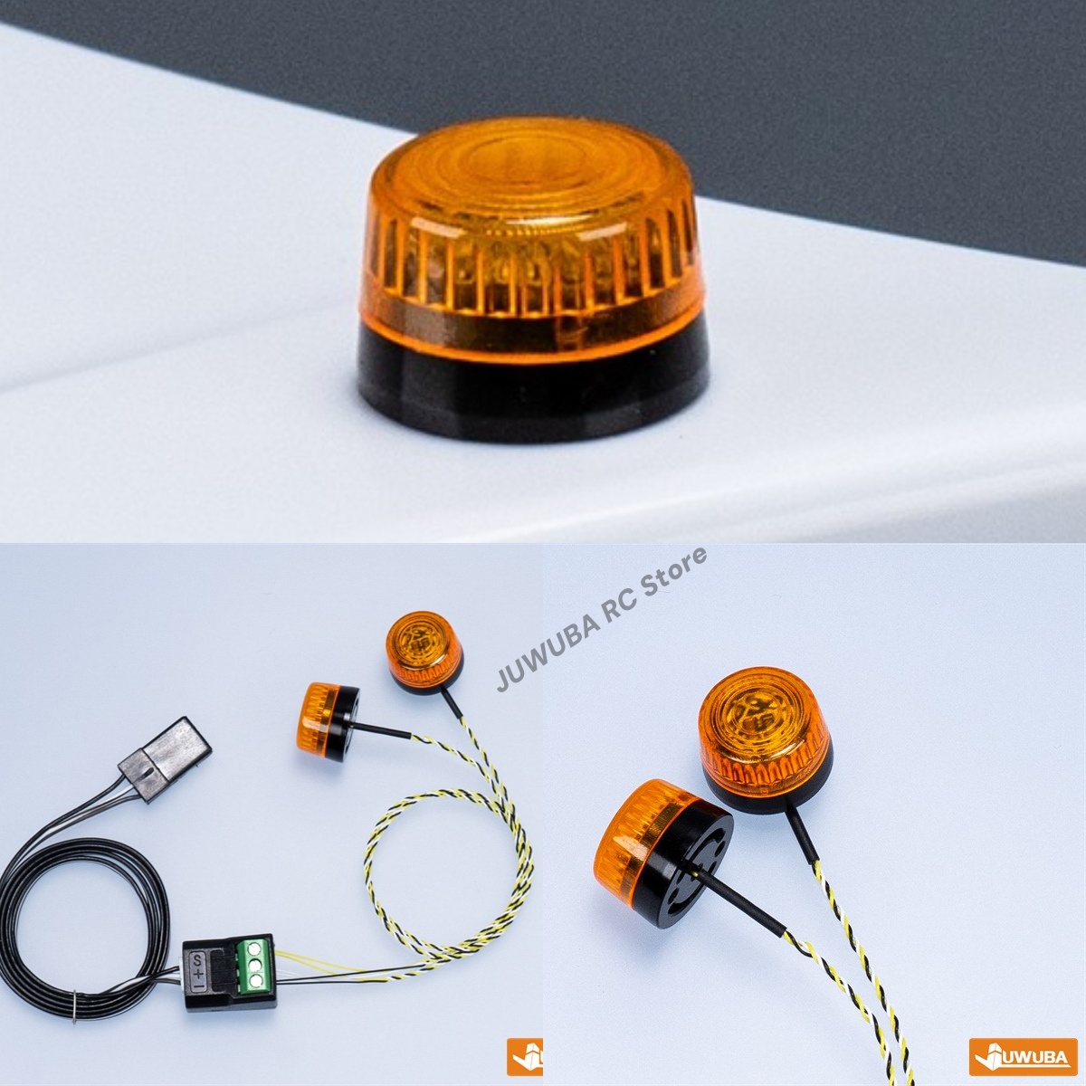 Drone Battery Alarm - 1/14 modelo rc led luz rotativa