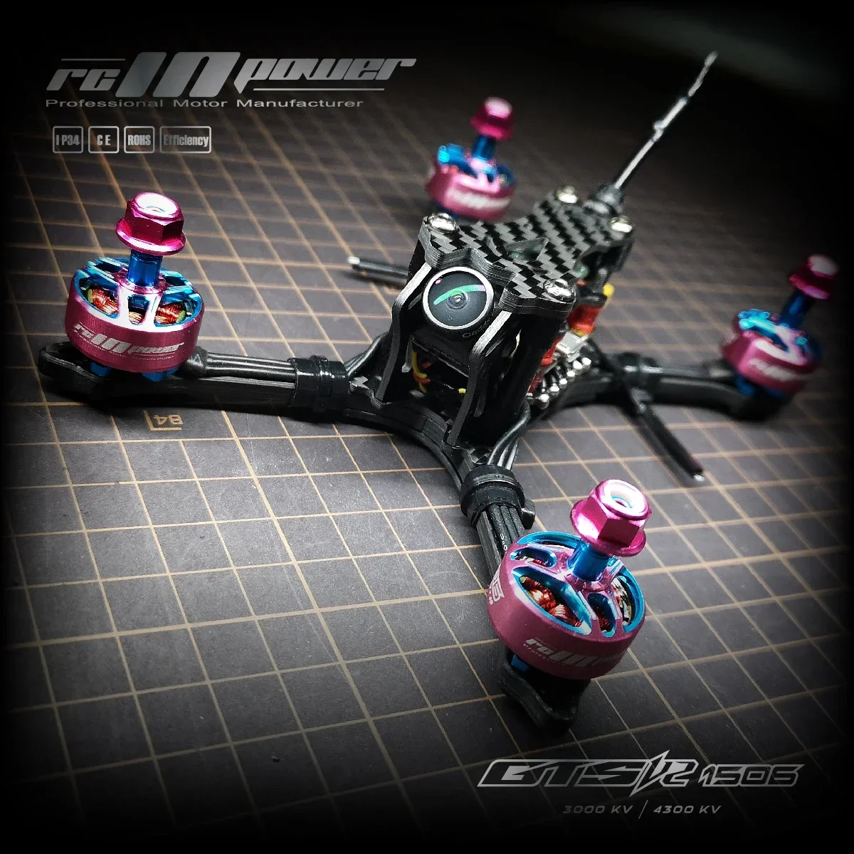 Rcinpower gts v2 1506 motor se - Drone Battery 4S avaliação e preço