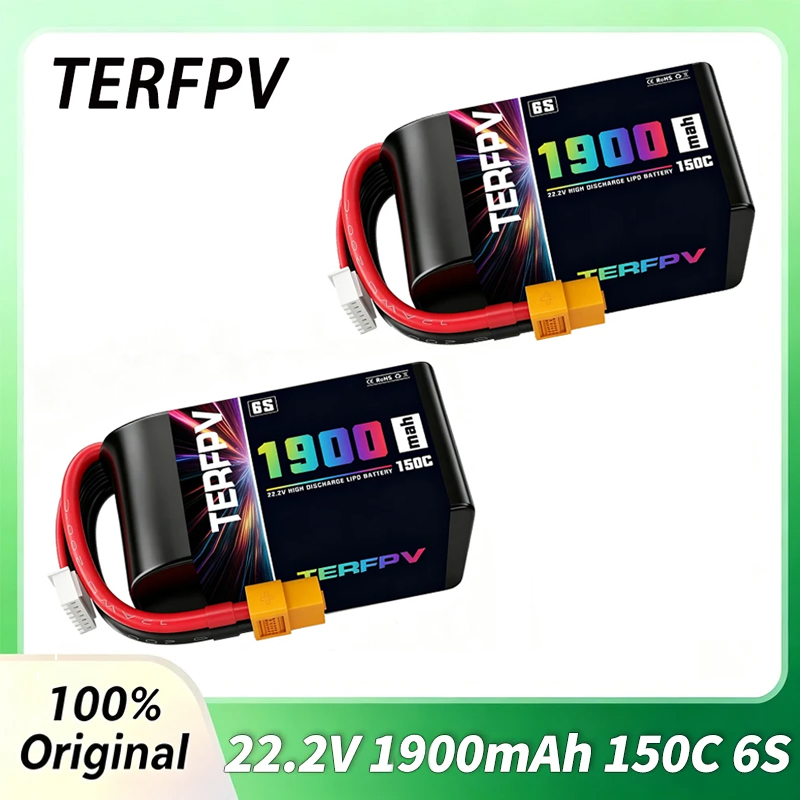 1/2 Peças Bateria Lipo TERFPV  - Drone Battery 6S avaliação e preço