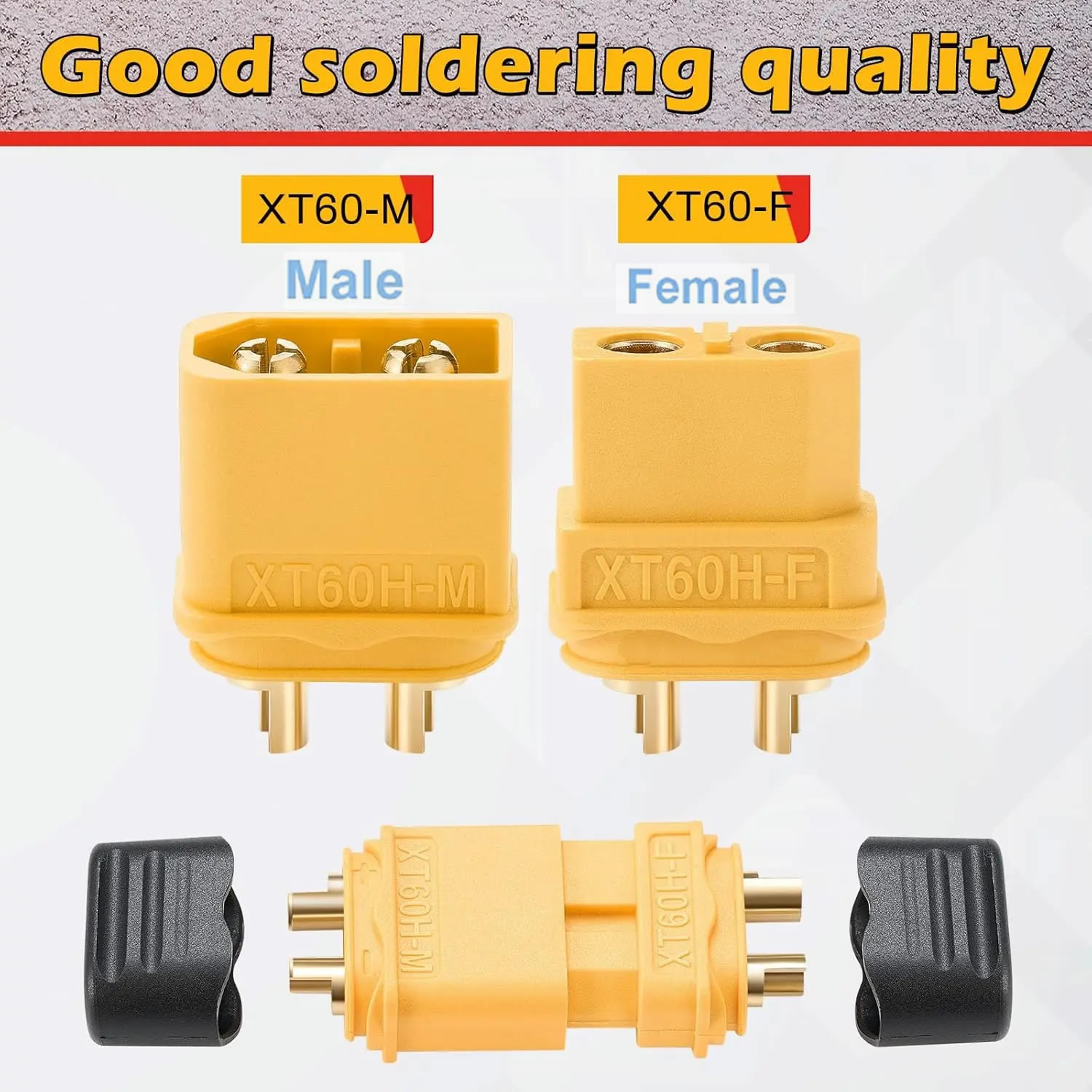 Conector XT60 com Carcaça Prot - Drone Battery Connector avaliação e preço