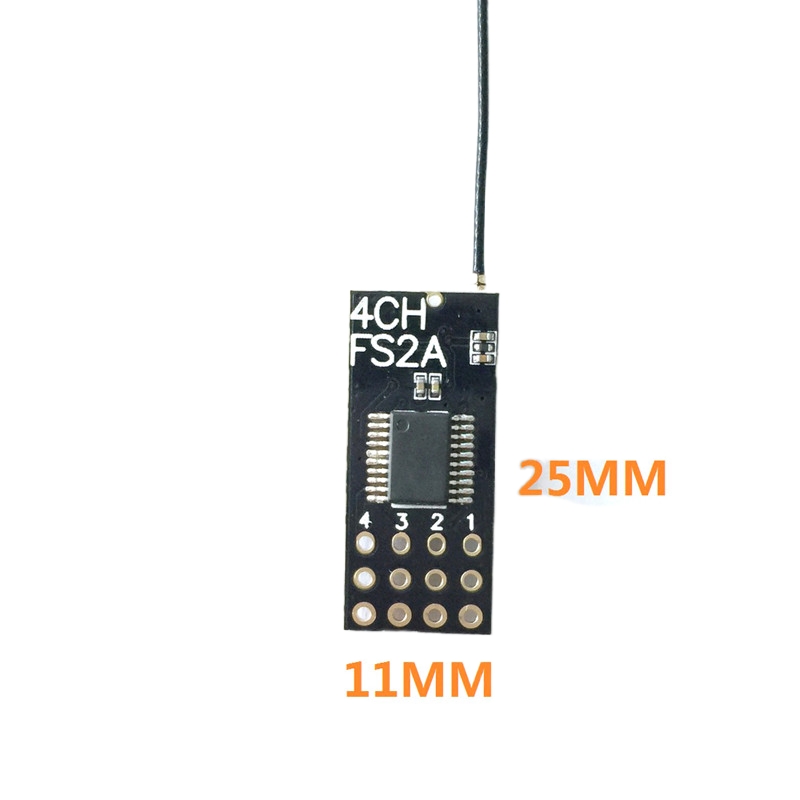 Receptor Mini Flysky FS2A 4CH  - Drone Battery Lipo avaliação e preço