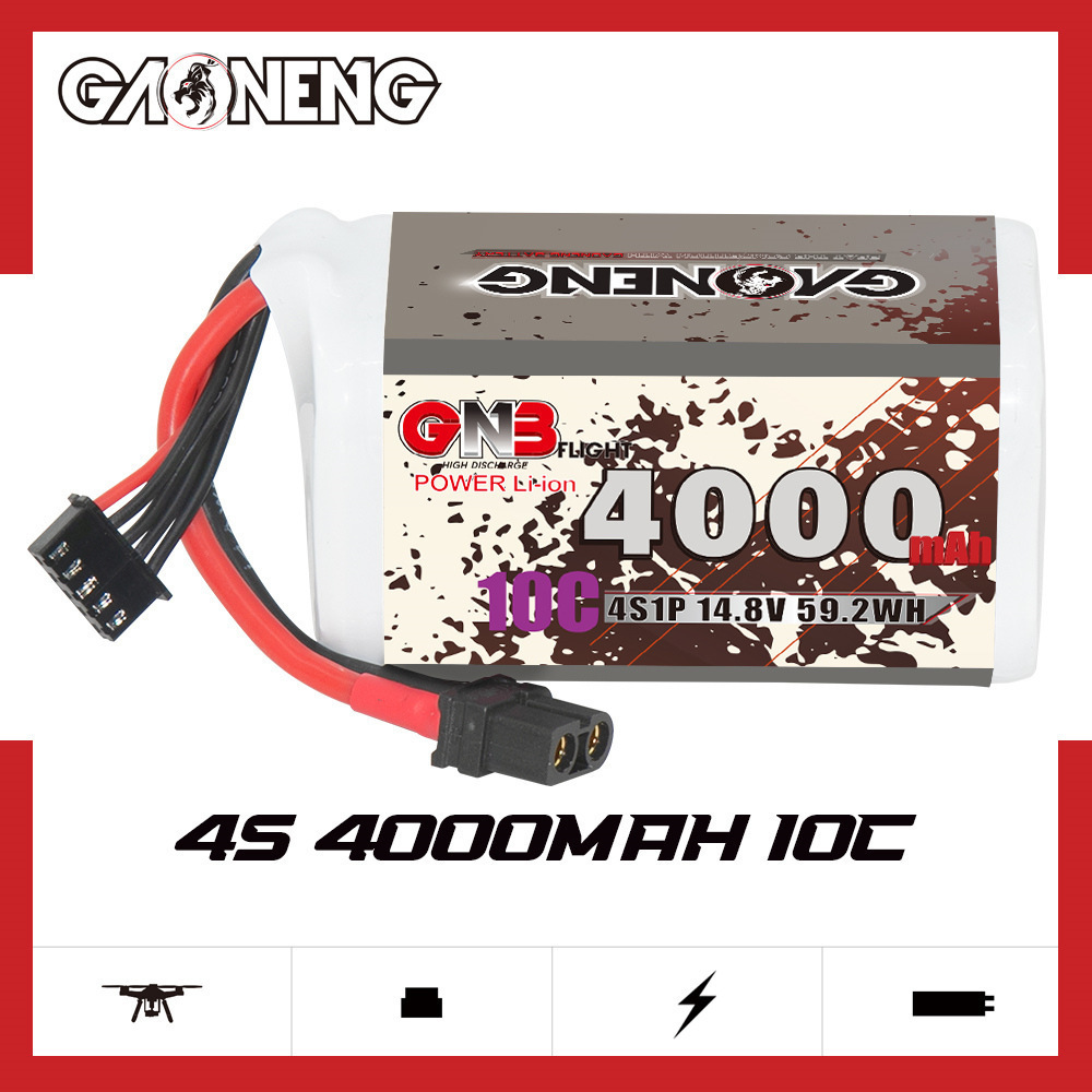 Gbn 4000mah 4S 14.8v 10c 20c c - Drone Battery Connector avaliação e preço