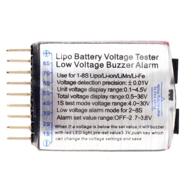 1/2/5 pces rc display de tensã - Drone Battery Alarm avaliação e preço