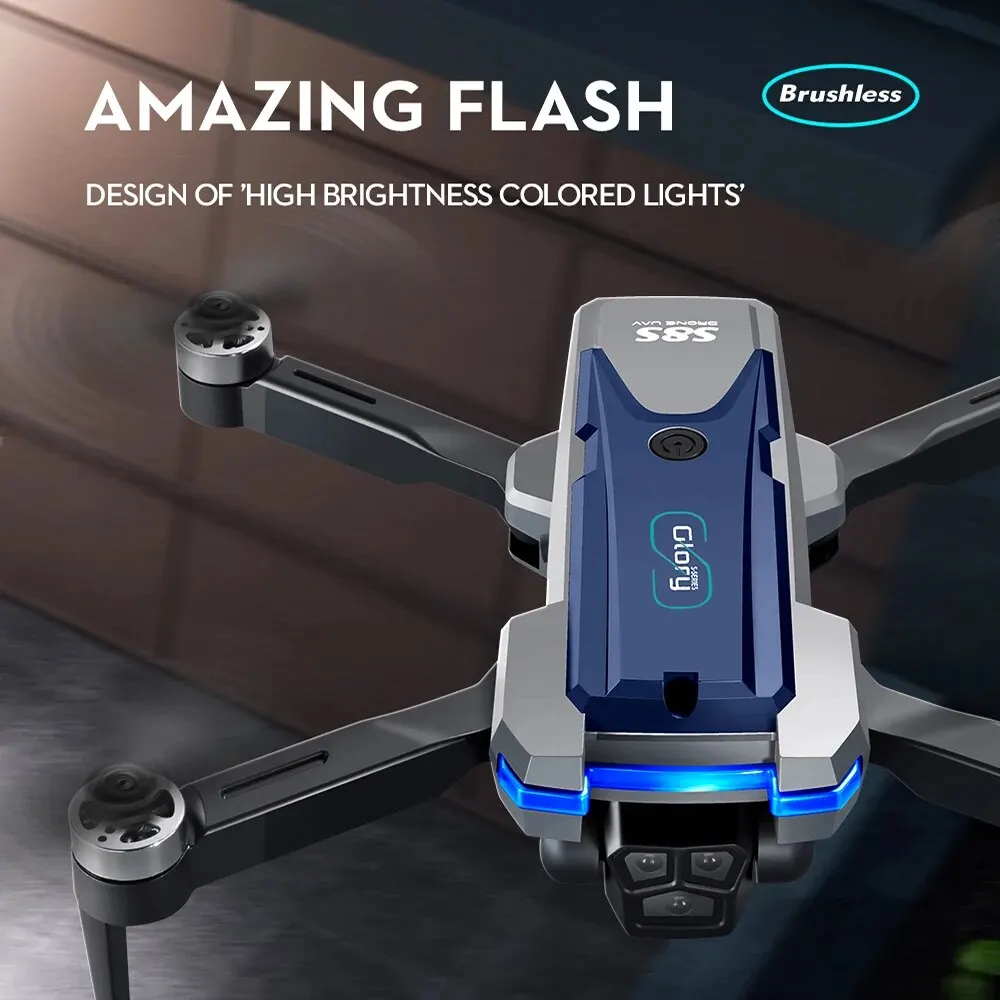 Dobrável RC S8S GPS Drone, 5G  - Drone Battery Case avaliação e preço